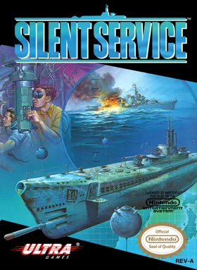 Silent Service (USA) (Rev 1) box cover front